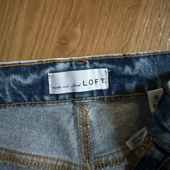 Loft High Waist Straight Crop Jeans - Picture 3 of 4